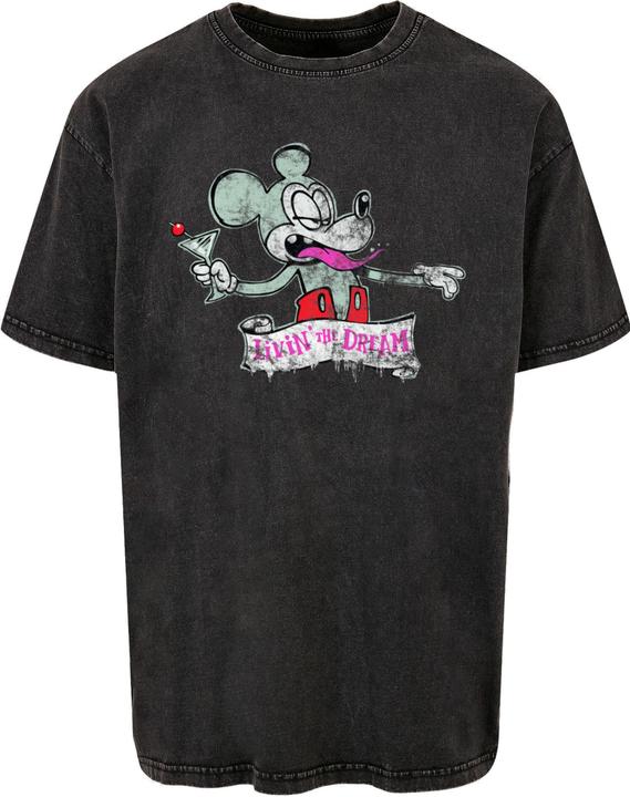 Produktbild Merchcode Brandalised - Drunk Mick Acid Washed Oversize Tee - 189233 (XL)