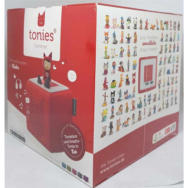 Actual product image Tonies Toniebox Starter Set Red (Creative Tone) (German)
