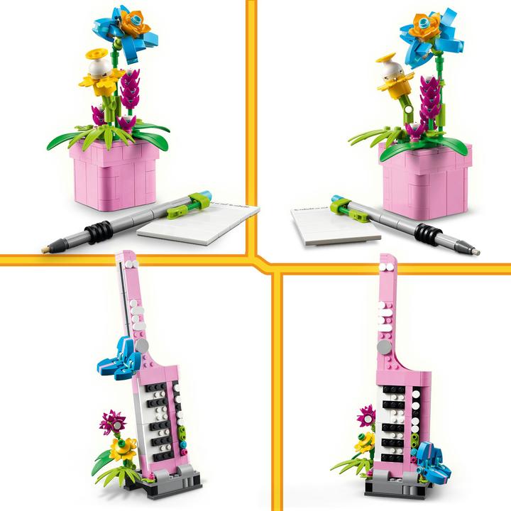 Image du produit LEGO Schreibmaschine mit Blumen (31169, LEGO Creator 3-in-1)