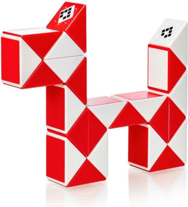 Cubidi Magic Snake mit 24 Blöcken (Rot)