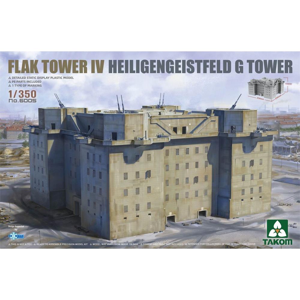 Takom Flak Tower Iv Heiligengeistfeld G Tower