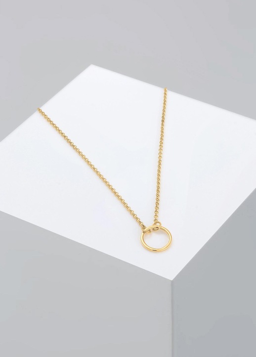 Produktbild Elli Choker mit Kreis Design (Sterling Silber, 38 cm)