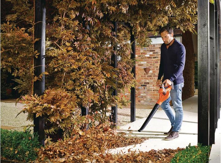 Actual product image Black & Decker GWC1820PC Solo (Rechargeable battery operated, Leaf blower)