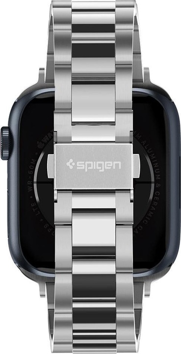 Actual product image Spigen Modern Fit Band for Apple Watch Series 38, 40, 41 mm - silver (38 mm, 40 mm, 41 mm, Stainless steel, Apple Watch Series 1, Apple Watch Series 2, Apple Watch Series 3, Apple Watch Series 4, Apple Watch Series 5, Apple Watch Series 6, Apple Watch Series 7, Apple Watch Series 8, Apple Watch Series 9, Apple Watch SE)