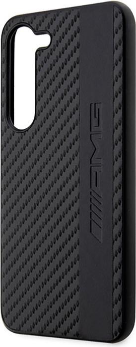 Immagine prodotto Mercedes AMG AMHCS23SBLSCA S23 S911 custodia rigida nera in carbonio con strisce e rilievo (Samsung Galaxy S23)