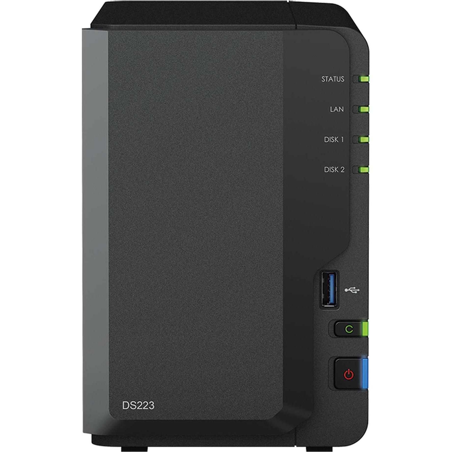 Thumbnail - Synology DS223 (0 TB), NAS, Schwarz