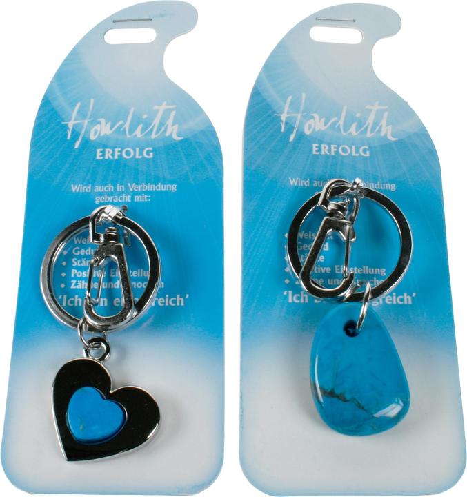 Actual product image Roost Keychain success G233 Howlith turquoise 2 motifs ass. (Howlite)