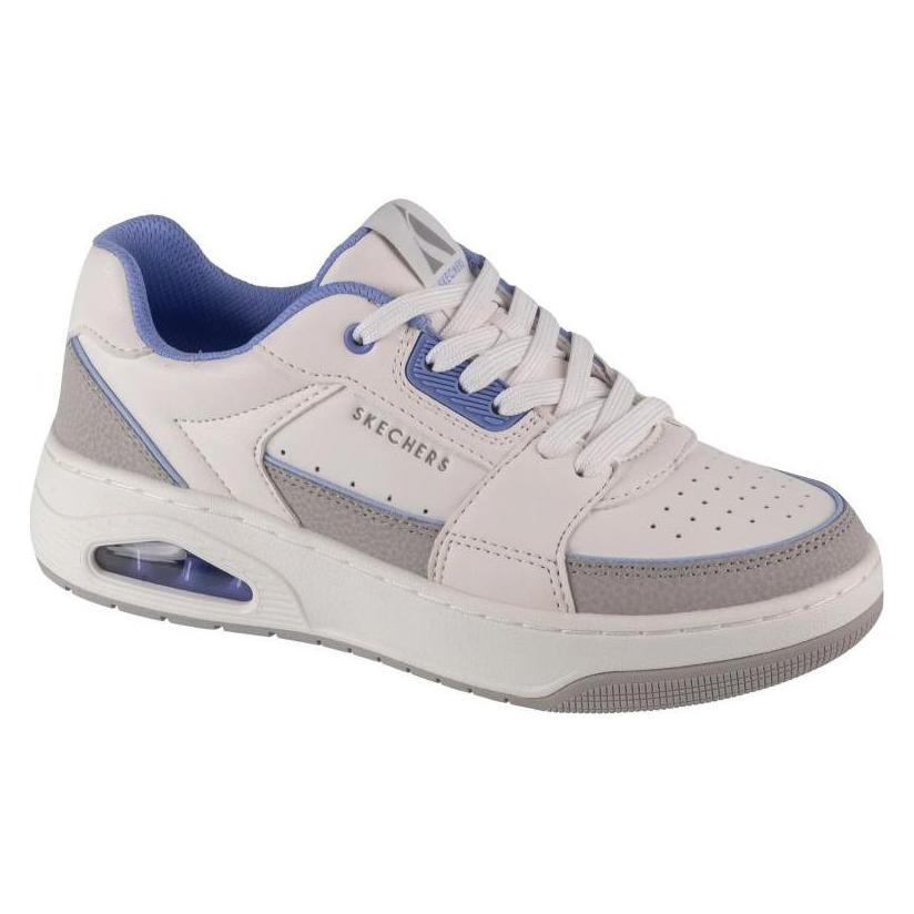 Skechers, Damen, Sneakers, Uno Court - Courted Style Weiss, Weiss, (35.5)