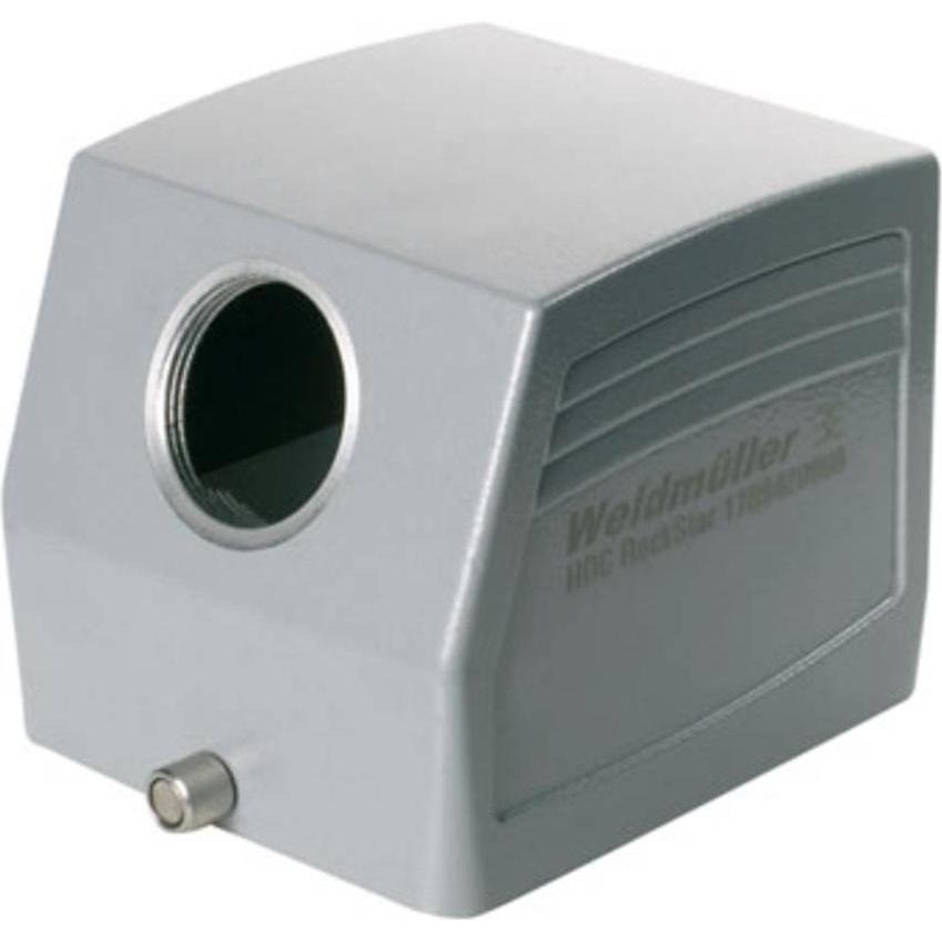 Weidmüller Alloggiamento del gommino Staffa longitudinale Alu IP66 1788420000, Cavo + Spina elettrica, Grigio