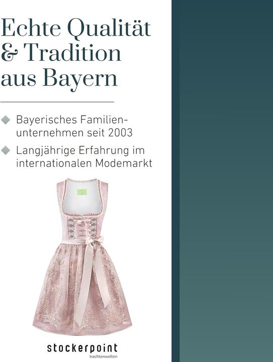 Image du produit Stockerpoint Dirndl Mini Amena avec Tablier à Dentelle (44)