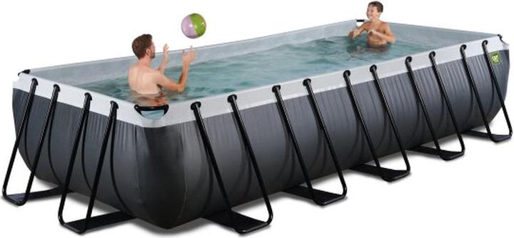 Actual product image Exit Frame pool 540x250x100 cm with sand filter pump - black with sand filter pump (540 x 250 cm)