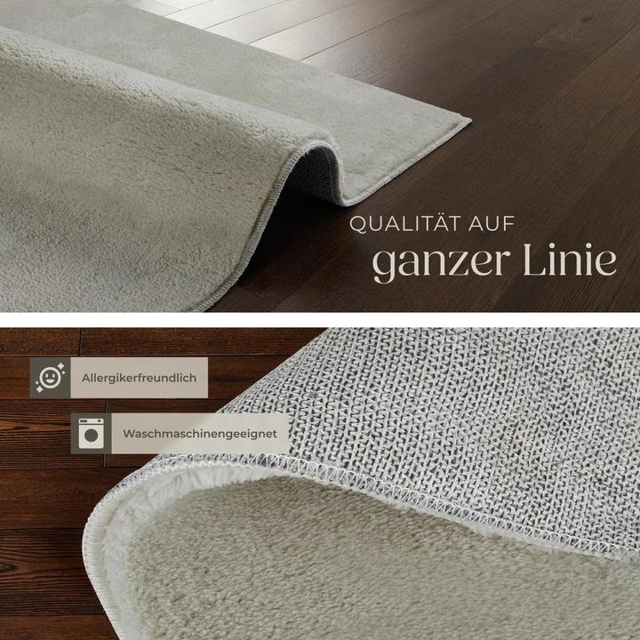 Immagine prodotto tectake Tappeto a pelo corto Soft Zone (140 x 200 cm)
