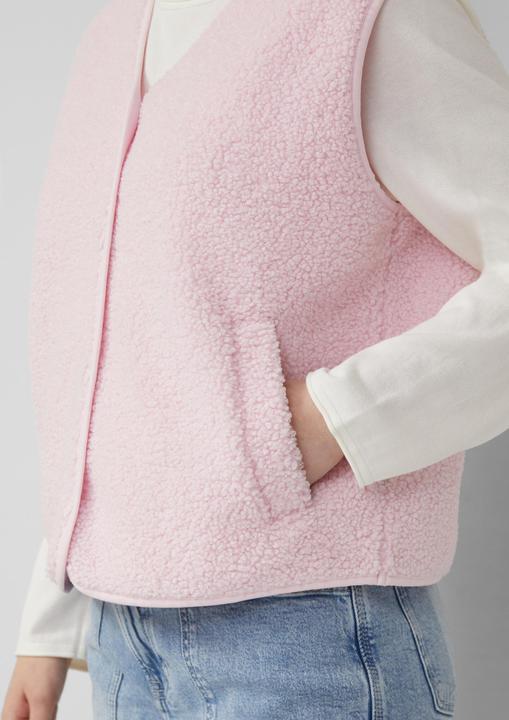 Produktbild s.Oliver Indoor-Weste Teddyweste mit Eingrifftaschen (44)