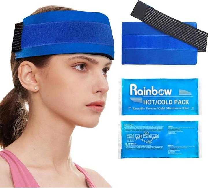 Produktbild Cbx Gel Kühlmütze, Migräne Mütze, Eiskappe (2 x)