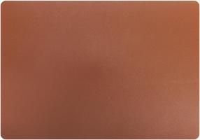 Tovaglietta in pelle marrone 43X30 cm (1 pz., 43 x 30 cm)