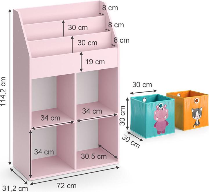 Actual product image Vicco Luigi (72 x 31.20 x 114.20 cm)