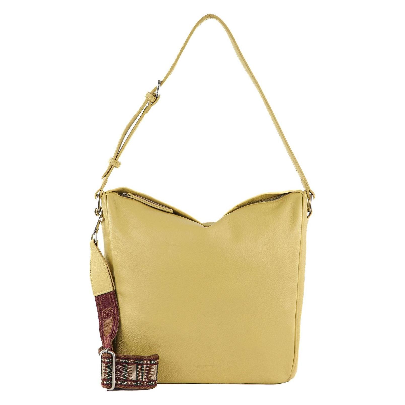 FredsBruder, Damen, Handtasche, Matu Hobo, Gelb, Braun