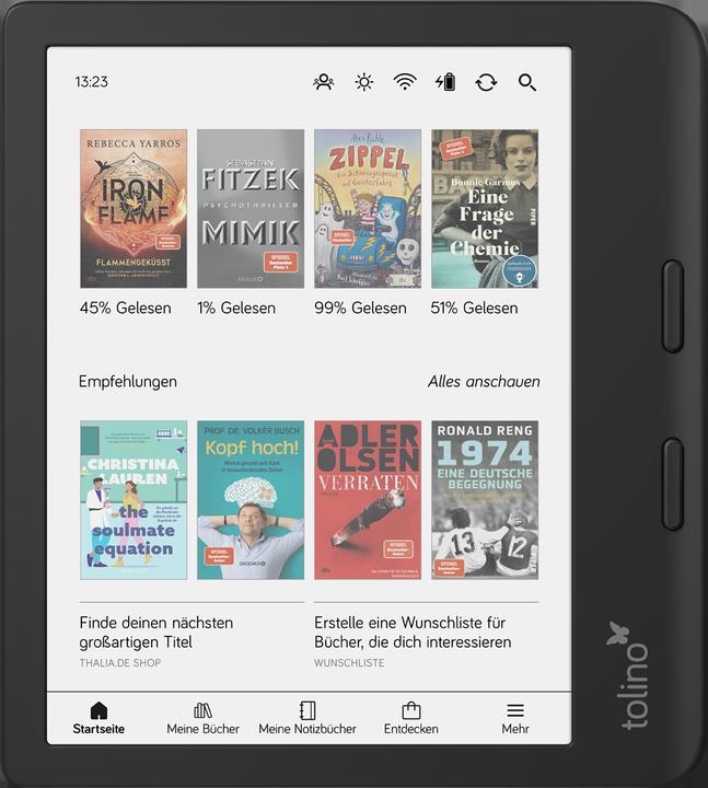 tolino Vision Color (7", 32 GB, Black)