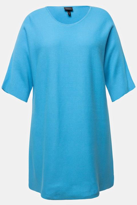 Produktbild Ulla Popken Pullover, offene Seiten, Oversized, Rundhals, 3/4-Arm (46, 48)