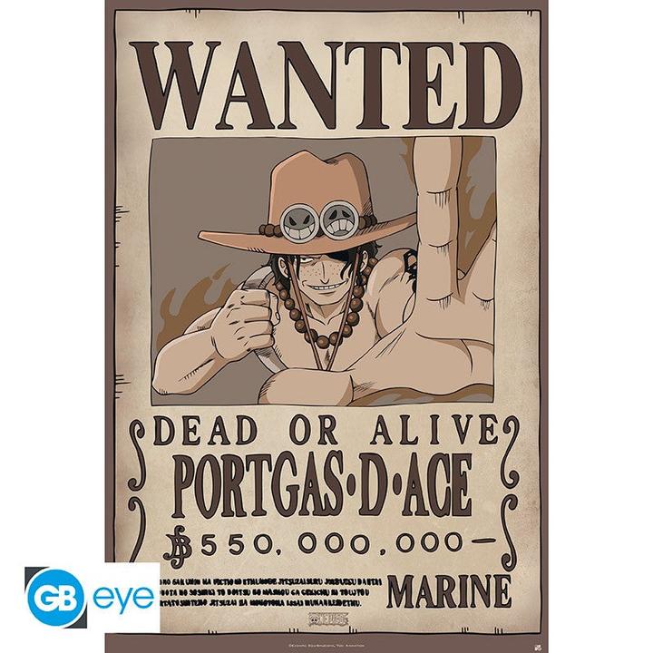 Image du produit ABYstyle ONE PIECE - Poster Wanted Ace 91.5x61 (91,5 x 61 cm)