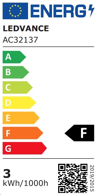Energie-Label Osram LED-Lampe (G4, 1.80 W, 220 lm, 1 x, F)