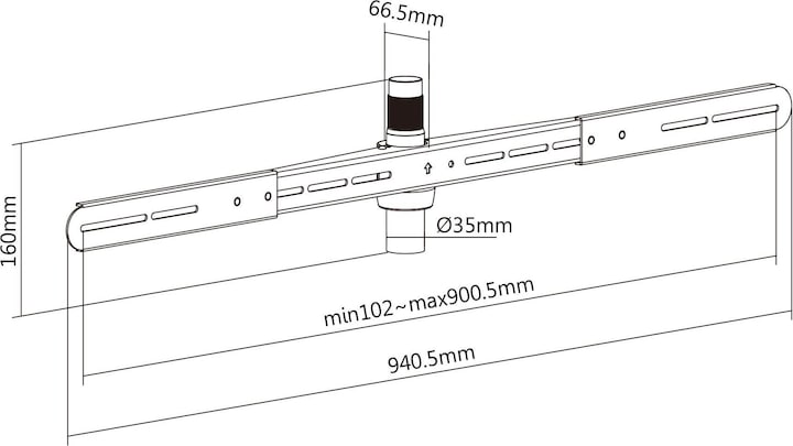 Actual product image myWall HZ 16 (1 pcs., Stand, Rotatable)