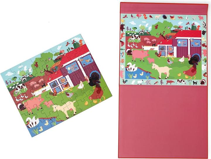 Produktbild Scratch Magnet Puzzle Bauernhof gross (48 Teile)