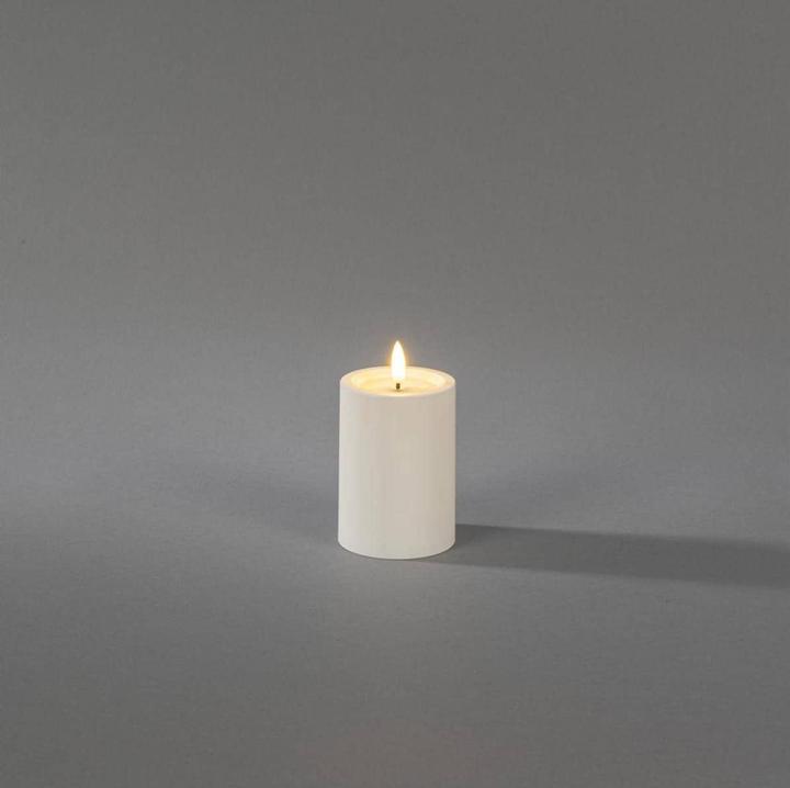 Productafbeelding LED Kunststoffkerze weiss 1871-100 Aussen 1871-100 6h Timer D7 H10cm 2xAA (1 x)