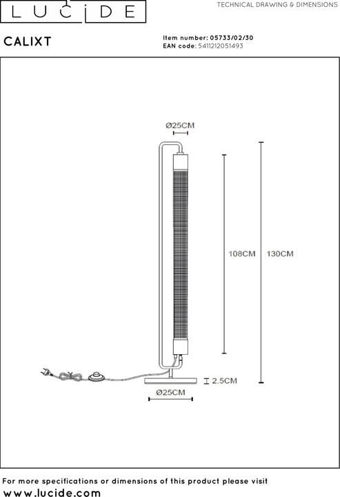 Produktbild Lucide Calixt (E27)