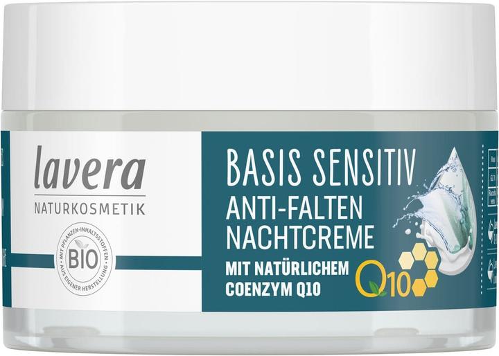 Immagine prodotto Lavera Crema Notte Antirughe Q10 base sensibile (50 ml)