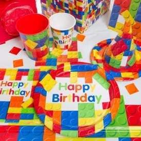 Image du produit Unique Party Nappe Building Blocks (10 x 214 cm)