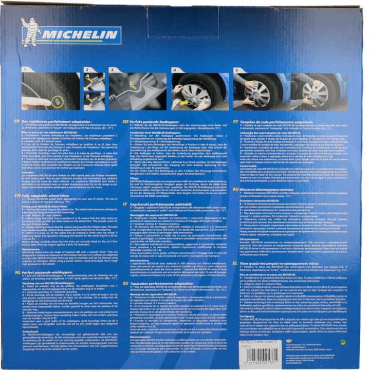 Image du produit Michelin Enjoliveur de roue NVS04 15 (4 pièce(s), 15")