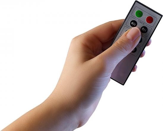 Actual product image Britesta Set of 3 LED real wax candles, timer & remote control up to 3 m range (3 x)