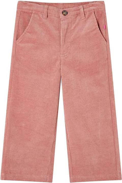 Immagine prodotto VidaXL Pantaloni da bambino in velluto a coste rosa antico 128,Materiale: 90 % cotone. 8 (128)