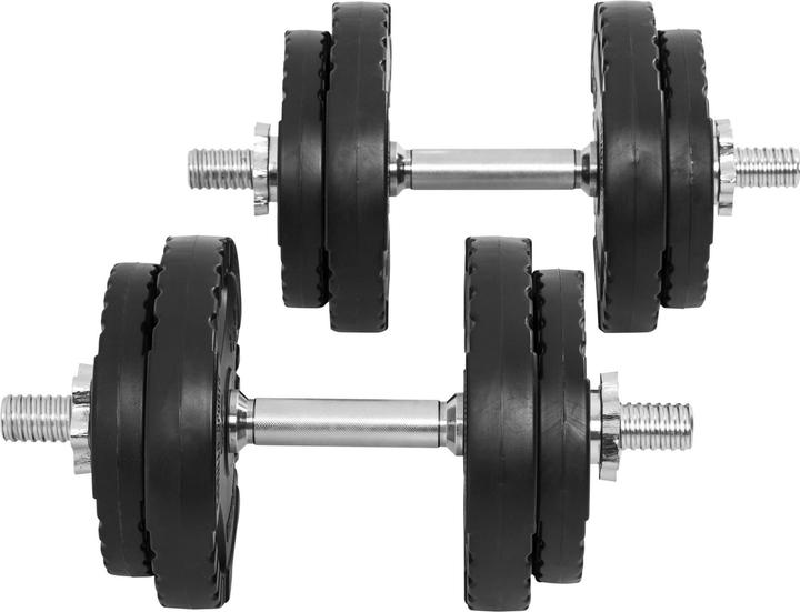 Produktbild Gorilla Sports Kurzhantelset (4 x 1.25 kg, 4 x 2.5 kg)