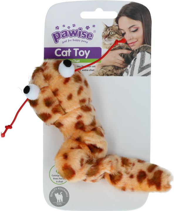 Actual product image Pawise Zappelwurm (Plush toy cat)