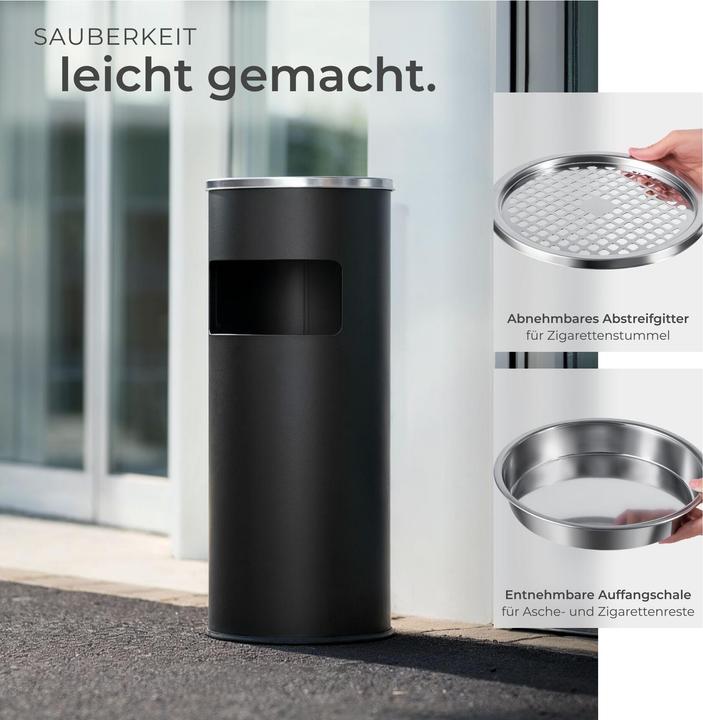 Actual product image tectake Standaschenbecher