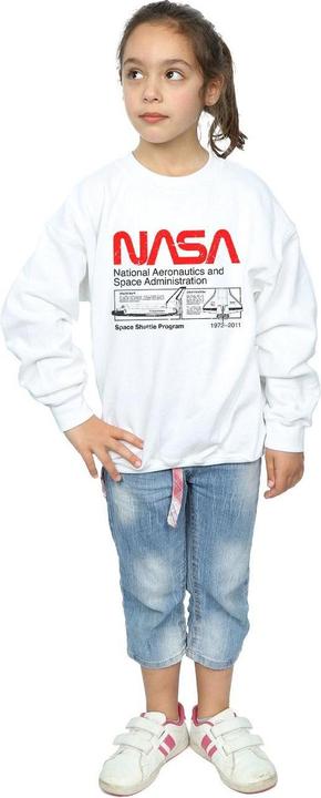 Produktbild Nasa Classic Space Shuttle Sweatshirt Mädchen (116)