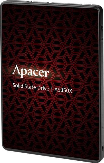 Immagine prodotto Apacer AS350X 1 TB SSD, nero, SATA 6 Gb/s, 2.5" (1000 GB, 2.5")