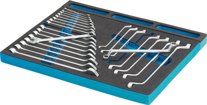 Actual product image HAZET Combination wrench / double box-end wrench set 163-30/25 ∙ Outside 12-point profile, Outside … (10 mm, 11 mm, 12 mm, 13 mm, 14 mm, 15 mm, 16 mm, 17 mm, 18 mm, 19 mm, 21 mm, 22 mm, 24 mm, 6 mm, 7 mm, 8 mm, 9 mm)
