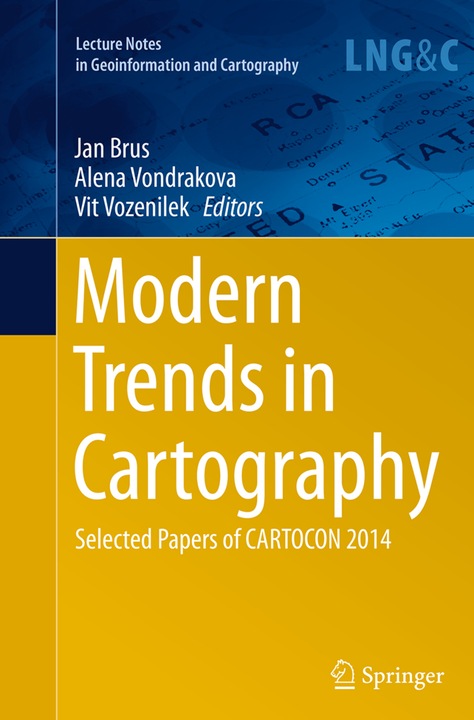 Produktbild Modern Trends in Cartography (Jan Brus, Vit Vozenilek, Alena Vondrakova, 2016)