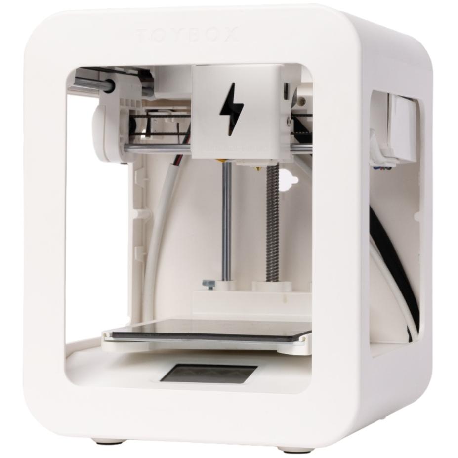 Toybox 3D Printer Alpha 2 with 1 spool, 3D Drucker, Weiss