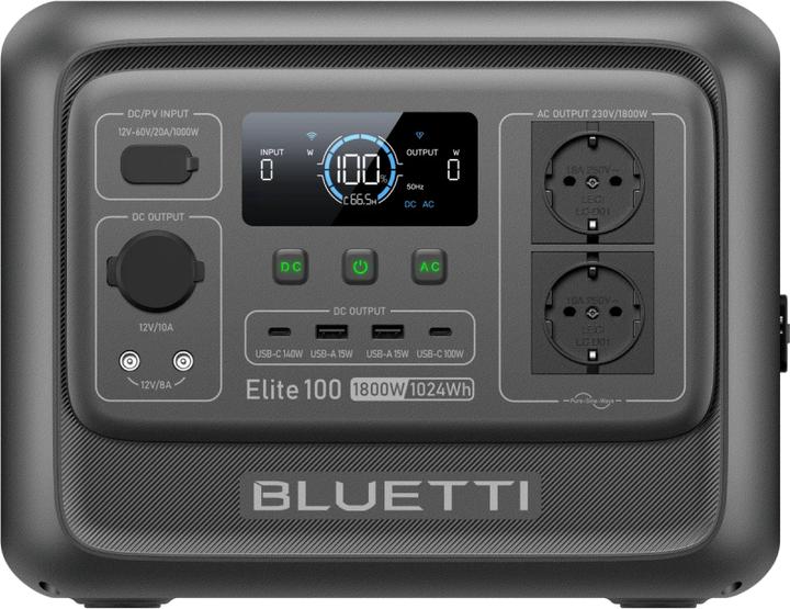 Image du produit Bluetti Power Station Elite 100 V2 (1024 Wh, 13.26 kg)