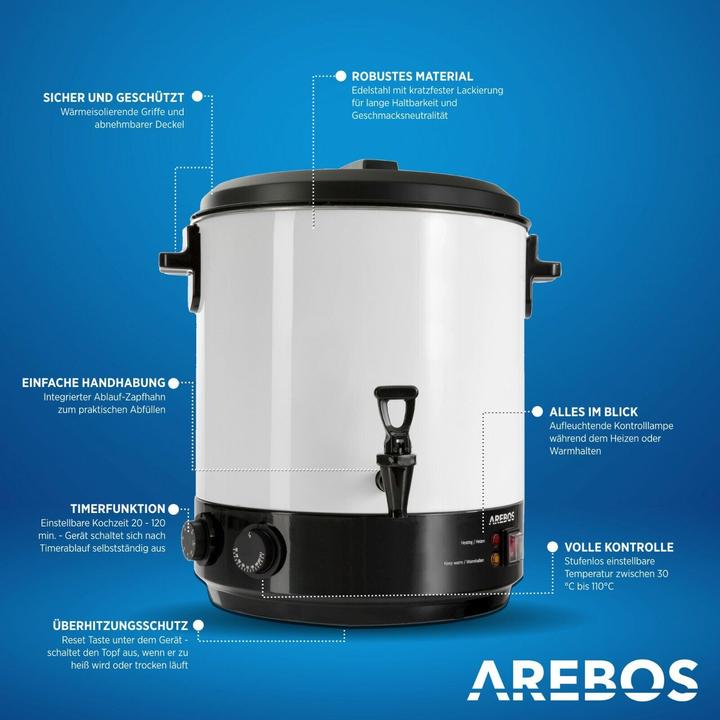 Produktbild Arebos Einkochautomat (28 l)