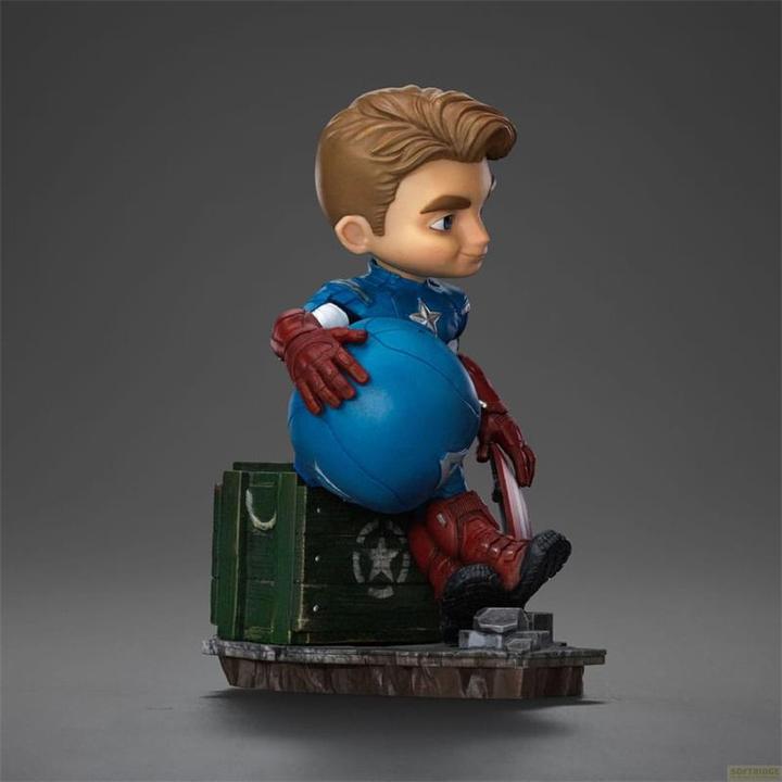 Produktbild Iron Studios Avengers Infinity Saga Mini Co. PVC Figur Captain America 14 cm