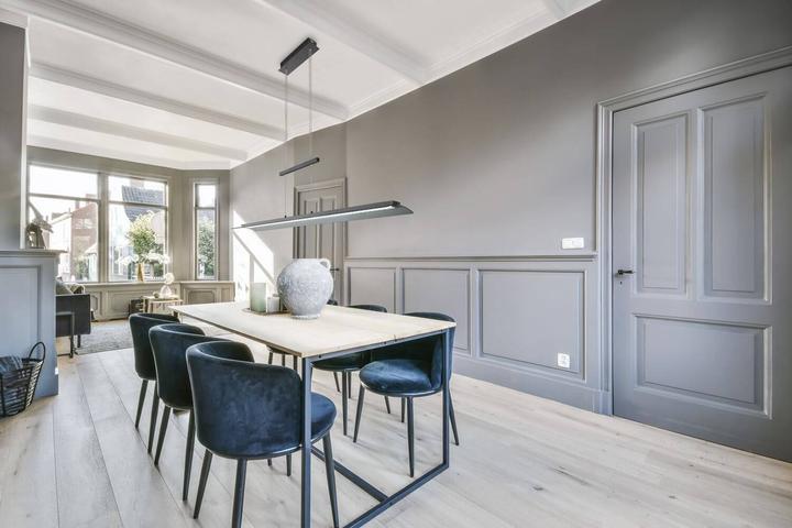 Fischer & Honsel Honsel pendant light Nana - sand black/smoke coloured glass partially satinised (60862)