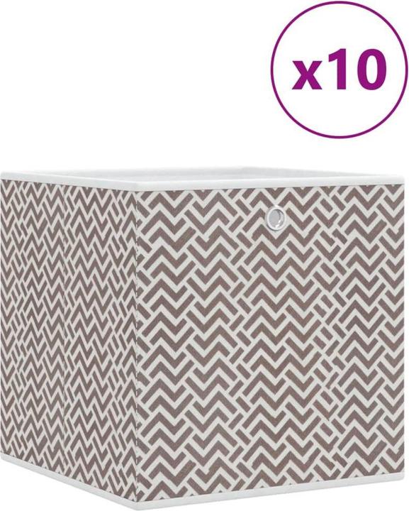 Brown with zigzag pattern