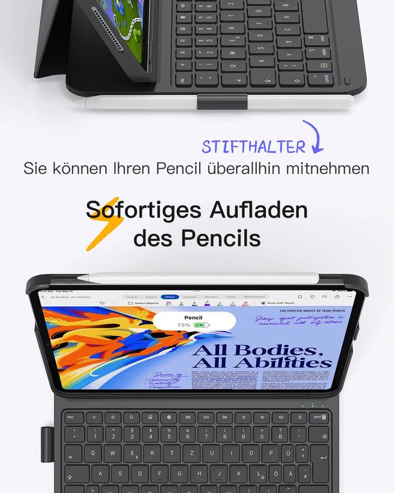 Actual product image Inateck Keyboard iPad 2007 black (BK2007 black) (DE, IPad Air 10.9)