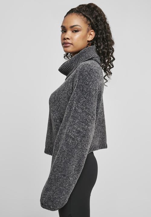 Produktbild Urban Classics Ladies Short Chenille Turtleneck Sweater - 13801 (5XL)