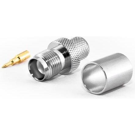 Thumbnail - Varia RP-TNC-Buchse für HDF400 Kabel, Crimp Version, Elektronikkabel + Stecker